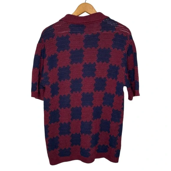 Massive Luxury Knitted Button Down Polo Shirt - Picture 5 of 7